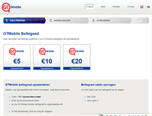 Tablet Screenshot of gtmobile.prepaidpoint.nl